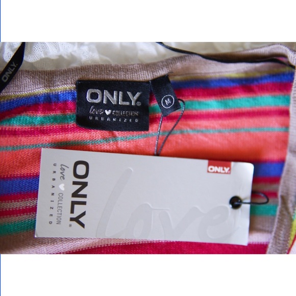 Multicolor Striped Wrap Tie Rainbow Cardigan - Picture 4 of 12